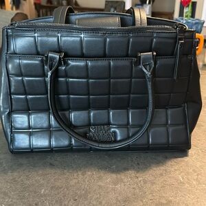 Steve Madden quilted leather shoulder bag